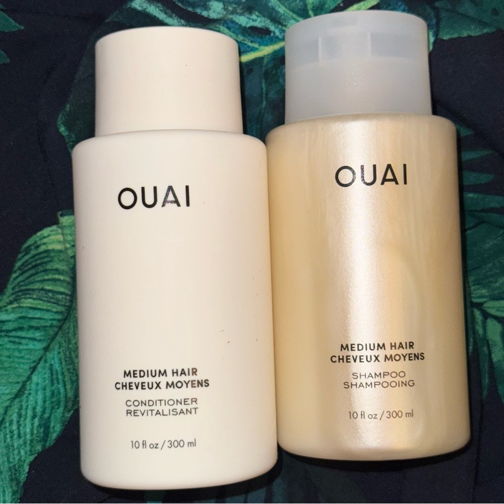 OUAI  Medium Hair Shampoo & Medium Hair Conditioner